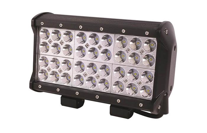 Barra LED recta de cuatro filas